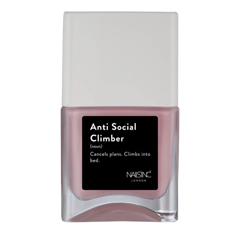 Nails Inc Pink Nail Polish in “Anti Social Climber”